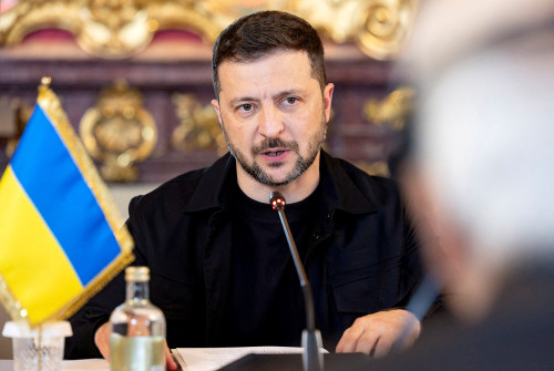 Ukrainians’ trust in Zelenskiy dips after wartime protests, pollster finds